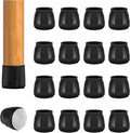 16pcs Round Chair Leg Floor Protectors, Felt Pads Chair Leg Protectors