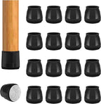 16pcs Round Chair Leg Floor Protectors, Felt Pads Chair Leg Protectors