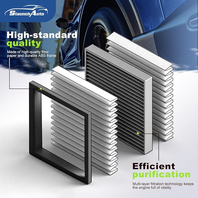 Engine & Cabin Air Filter Set for 2021-2026 Santa Fe Hybrid 1.6L, 2020-2026 - Image 3