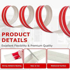Flexible Wall Corner Protector Moulding Trim Peel and Stick Wall Corner Guards