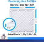 Filter King 12x18x2 Air Filter | 6-PACK | MERV 8 HVAC Pleated A/C Furnace - Image 2