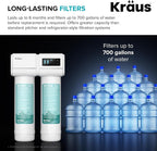 KRAUS Purita 2-Stage Under Sink Water Filtration System - Image 9