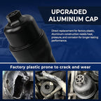 Upgrade Aluminum Engine Oil Cooler Oil Filter Housing - Image 3