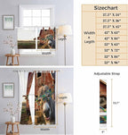 Farm Donkeys Living Room Curtains 96 Inch Length, Window Curtains Tab Top - Image 8