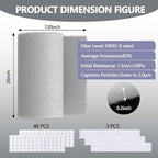 20" x 120" Air Vent Filters, - Image 2