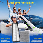 Cabin & Engine Air Filter Kit for 2005-2015 Tacoma 4.0L - Image 7