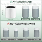 2 Pack 411i Max & 411a Max Replacement Filter Compatible - Image 2