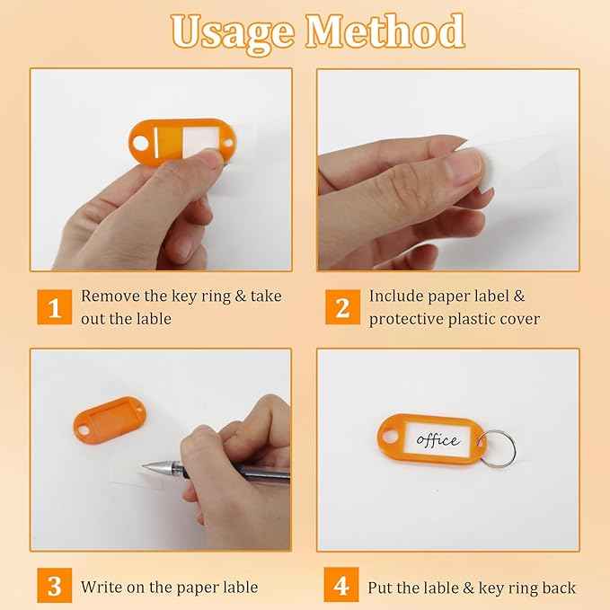 Portable Key Organizer with Handle, Fireproof and Waterproof Key Case, Key