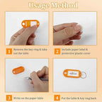 Portable Key Organizer with Handle, Fireproof and Waterproof Key Case, Key