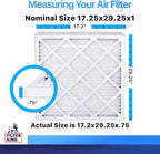 Filter King 17.25x29.25x1 Air Filter | 3-PACK | MERV 8 HVAC Pleated A/C Furnace - Image 2