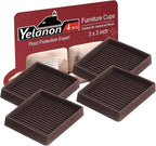 Yelanon Furniture Coasters, Rubber Furniture Feet, Anti Slide Floor Protector