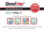 GoodVac Filter Sharp FP-A60UW FP-A80UW Air Purifier Replacement Filter and 2 - Image 5