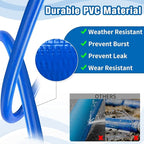 MYFAMIREA 1.5 IN x 30 FT Pool Backwash Hose Heavy Duty Drain Discharge Double - Image 3
