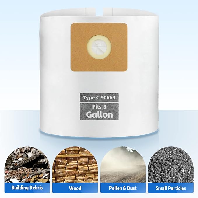 10 PCS Bundle Set 3 Gallon Vac Bags, ALYYDBG Type C 90669 9066900 9066933 - Image 4