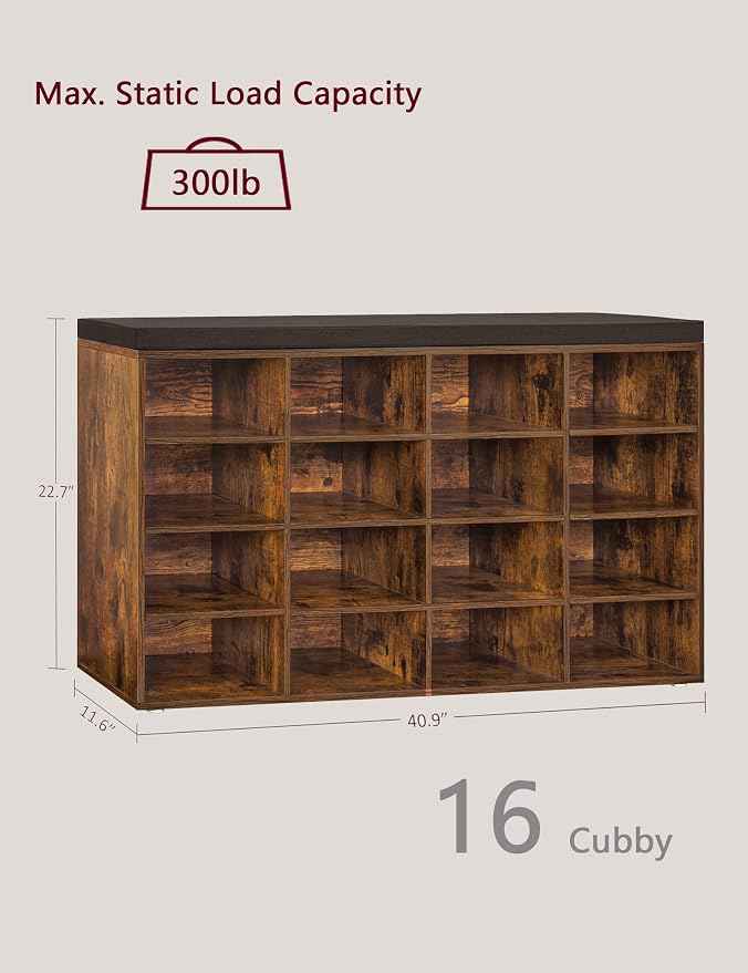 DINZI LVJ Shoe Storage Bench