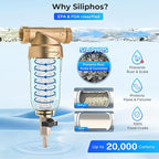 iSpring WSP-500SL Reusable Whole House Spin Down Sediment Water Filter - Image 2