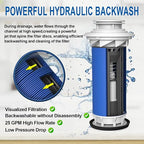 40 Micron Disc Spin Down Sediment Filter, Reusable ＆ Anti-Clog Whole House - Image 7
