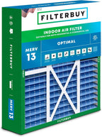Filterbuy 22x24x5 Air Filter MERV 13 Optimal Smoke & Allergy Defense, by Filterbuy