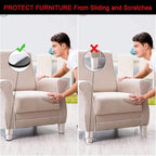 Non Slip Furniture Pads -16pcs 2.5" Furniture Grippers Hardwood Floors - Image 6