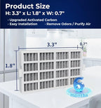 6 PACK W10311524 Refrigerator Air Filter Replacement Compatible - Image 2
