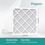 14x14x1 Air Filter MERV 8 MPR 600 Pleated Air Furnace Filters Replacement - Image 2