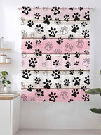 Sheer Curtains 72 Inches Long, Vintage Farmhouse Country Wooden Grain Privacy - Image 2