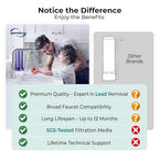 iSpring CKC1C-PB 2.5" x 10" Countertop Water Filter, SGS-Tested, Odors. THMs - Image 7