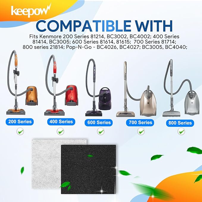 KEEPOW 10 Pack CF-1 Hepa Filter Replacement Compatible - Image 2