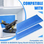 Podoy 5 Pack Airbrush Spray Booth Filters, Double-Layer Paint Booth Filters - Image 5