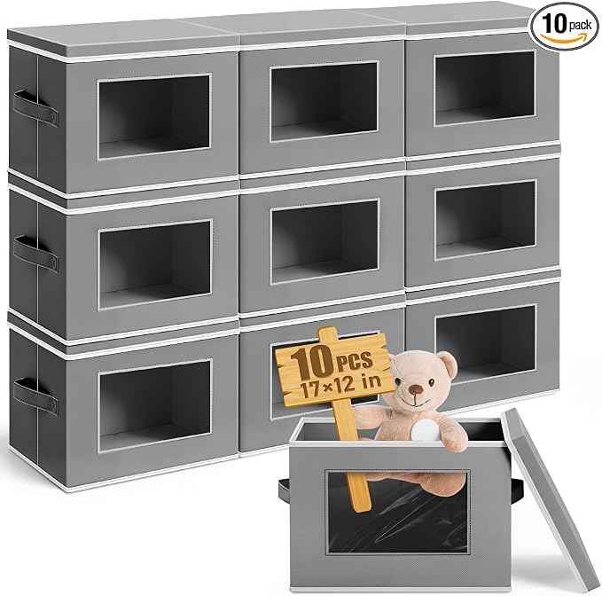 10 Pcs Fabric Storage Bins