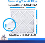 Filter King 16.38x21.5x1 Air Filter | 3-PACK | MERV 8 HVAC Pleated A/C Furnace - Image 2