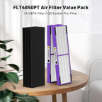 4 Pack FLT4850PT True HEPA Replacement Filter B, - Image 6