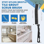 6Pcs Hard Bristle Crevice Cleaning Brush - Image 5