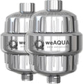 weAQUA Heavy Duty Shower Filter Family 2 PACK – 99% Removal by weAQUA