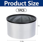 Tlswshsy 11.8'' x 11.8'' x 7'' Double Layer Ash Vacuum Filter, PAAC301 Washable - Image 2