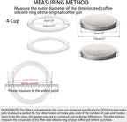 2 Pcs Filter with 3 Pcs Silicone Gasket Seals - Image 2