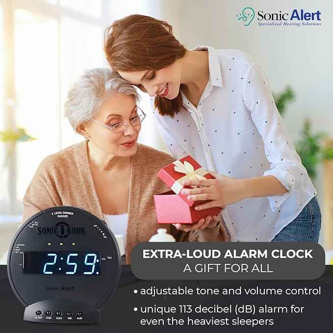 Sonic Alert Sonic Bomb Dual Alarm Clock