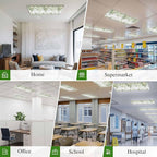 Fluorescent Light Covers for Ceiling Lights Sage Green Eucalyptus Leaves - Image 6
