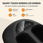 Shiatsu Foot Massager with Heat, Deep Kneading & Gentle Air Compression