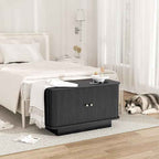 Fluted Shoe Storage Bench, Mud Room Benches