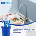 ICEPURE 25 Micron 10”x4.5'' Whole House Sediment String Wound Water Filter - Image 9