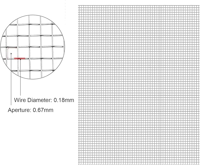 The Wire net Stainless Steel Woven Wire Mesh 304 Stainless Steel Woven Wire 30 - Image 3