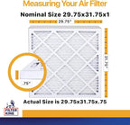 Filter King 29.75x31.75x1 Air Filter | 6-PACK | MERV 13 HVAC Pleated A/C - Image 2