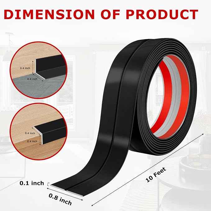 Flexible Wall Corner Protector Moulding Trim Peel and Stick Wall Corner Guards