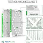14x14x1 Air Filter 4 Pack, MERV 8 Pleated Dust Defense Air Filters Replacement - Image 4
