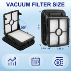 Brush Roller Filter Replacement Parts for Bissell CrossWave Pet Pro