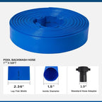 Eastrans 1 1/2 in x 50 ft Pool Backwash Hose Kit - Image 3