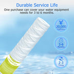 5 Micron Whole House Water Filter Cartridge, String Wound Sediment Filters - Image 6