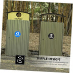 8pcs Trash Can Bathroom Labels Waste Sorting Stickers Garbage Classification - Image 5