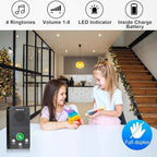 Wireless Doorbell, SANZUCO Doorbells Hands Free Communication, Full Duplex